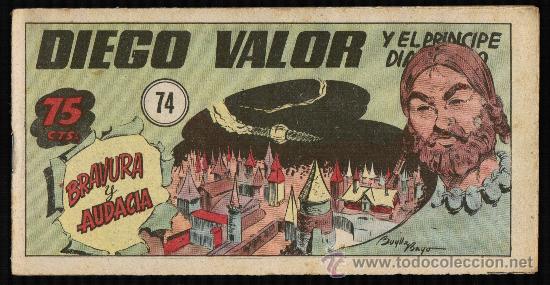 Tebeos: DIEGO VALOR Y EL PRINCIPE DIABOLICO N&ordm; 74 - Foto 1