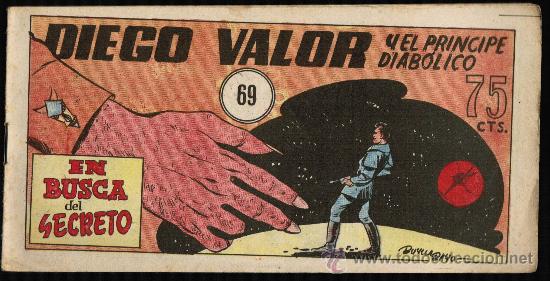 Tebeos: DIEGO VALOR Y EL PRINCIPE DIABOLICO N&ordm; 69 - Foto 1