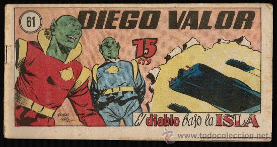 Tebeos: DIEGO VALOR Y EL PRINCIPE DIABOLICO N&ordm; 61 - Foto 1