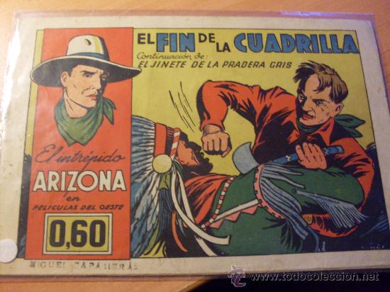 Comics: EL INTREPIDO ARIZONA N&ordm; 4 EL FIN DE LA CUADRILLA ( ORIGINAL ED. CLIPER) (COIB169)