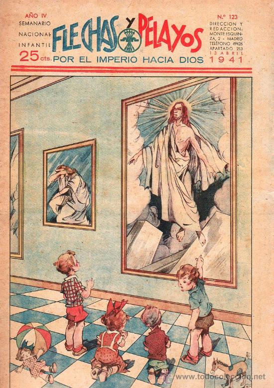 Tebeos: FLECHAS Y PELAYOS - A&Ntilde;O IV, NUMERO 123 - Foto 1