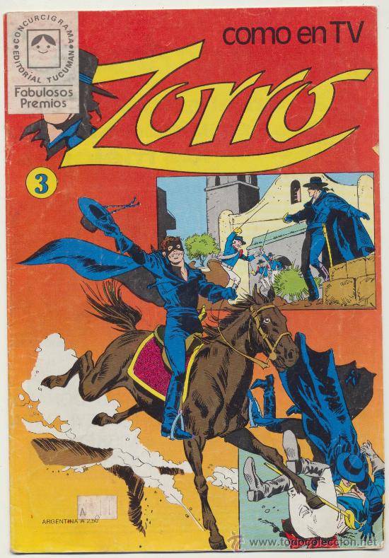 Tebeos: Zorro n&ordm;  3. Editorial Tucum&aacute;n - Argentina. - Foto 1