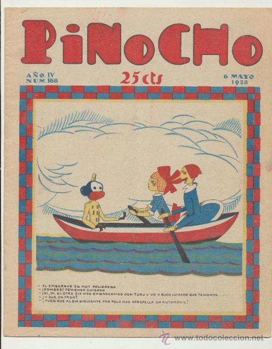Tebeos: Pinocho n&ordm;  168. Editorial Calleja 1925. - Foto 1