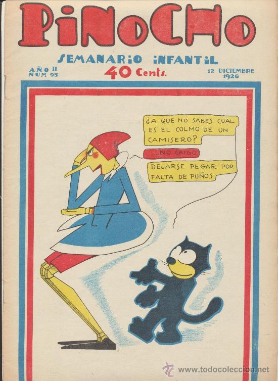 Tebeos: Pinocho n&ordm;  95. Editorial Calleja 1925. - Foto 1