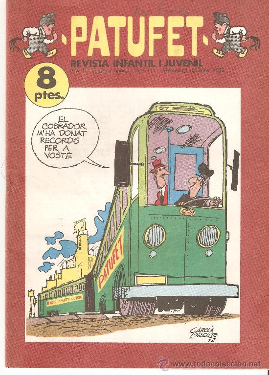 Tebeos: REVISTA PATUFET N&ordm; 111 JUNY 1972 - Foto 1