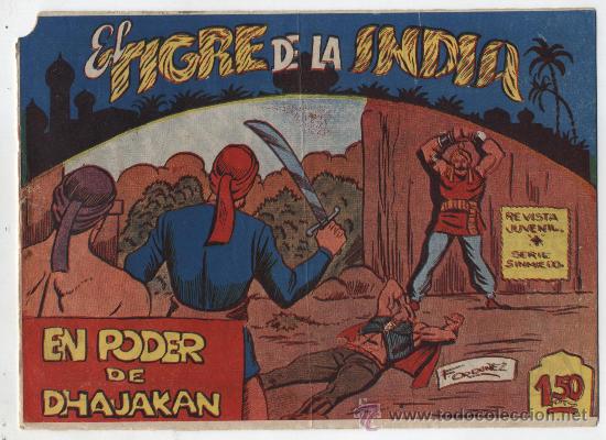 Tebeos: El Tigre de la India n&ordm;  18. Acr&oacute;polis  1962. - Foto 1