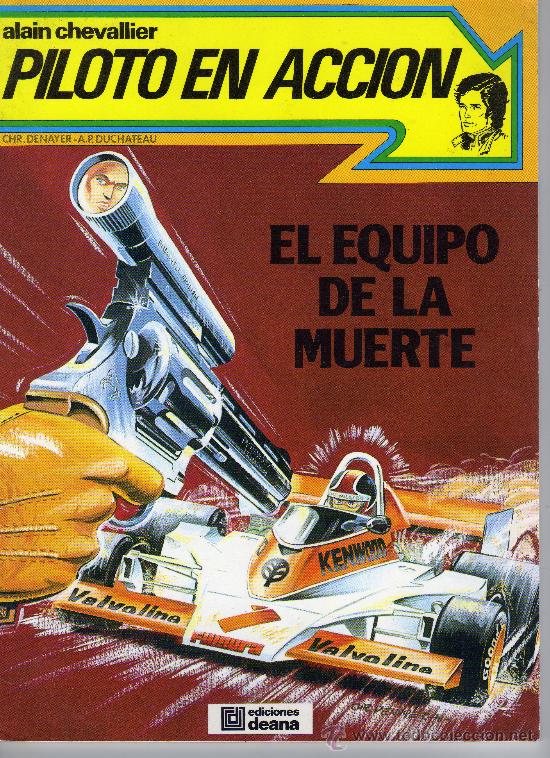 Tebeos: ALAIN CHEVALIER. Piloto en accion.1982 - Foto 1