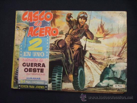 Tebeos: CASCO DE ACERO - N&ordm; 1 - EDICIONES MANHATTTAN - - Foto 1