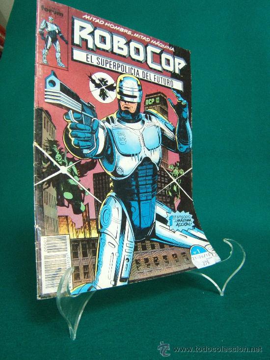 Tebeos: ROBOCOP-N&ordm; 1-EL SUPERPOLICIA DEL FUTURO-MITAD HOMBRE MITAD MAQUINA-COMICS FORUM-1990.