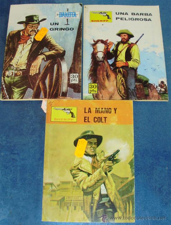 Tebeos: - 3 NOVELAS GRAFICAS DEL OESTE Ed. Vilmar