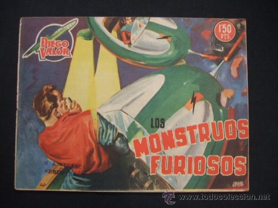 Tebeos: DIEGO VALOR - N&ordm; 34 - LOS MONSTRUOS FURIOSOS - EDICIONES CID - - Foto 1