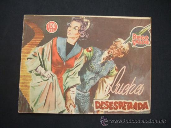 Tebeos: DIEGO VALOR - N&ordm; 32 - LUCHA DESESPERADA - EDICIONES CID - - Foto 1