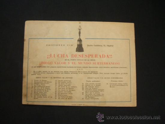 Tebeos: DIEGO VALOR - N&ordm; 32 - LUCHA DESESPERADA - EDICIONES CID - - Foto 7