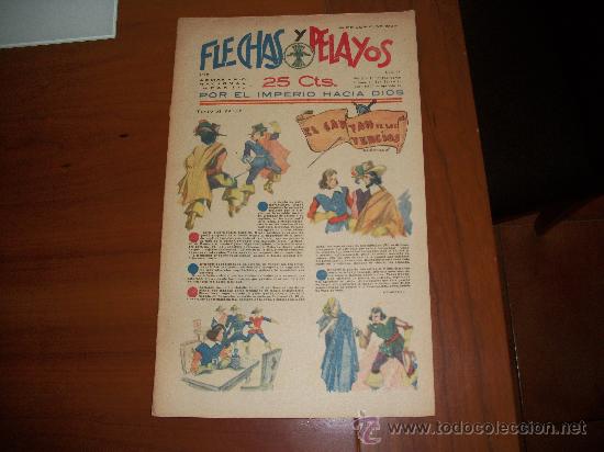 Tebeos: FLECHAS Y PELAYOS N&ordm; 28 ORIGINAL 1939 - Foto 1