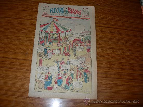 Tebeos: FLECHAS Y PELAYOS     N&ordm; 105   DE FE Y JONS Y CT - Foto 1