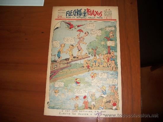 Tebeos: FLECHAS Y PELAYOS N&ordm; 87 ORIGINAL 1940 - Foto 1