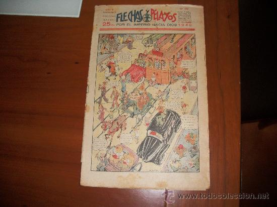 Tebeos: FLECHAS Y PELAYOS N&ordm; 102 ORIGINAL 1940 - Foto 1