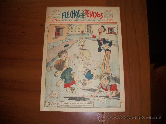 Tebeos: FLECHAS Y PELAYOS N&ordm; 152 ORIGINAL 1940 - Foto 1