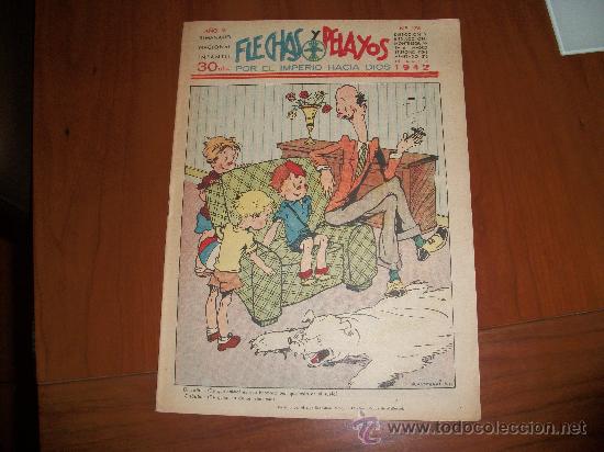 Tebeos: FLECHAS Y PELAYOS N&ordm; 176 ORIGINAL 1942 - Foto 1