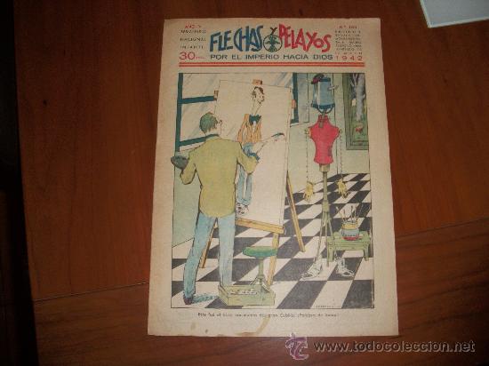 Tebeos: FLECHAS Y PELAYOS N&ordm; 180 ORIGINAL 1942 - Foto 1