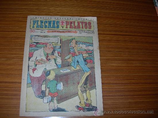Tebeos: FLECHAS Y PELAYOS     N&ordm; 210   DE FE Y JONS Y CT - Foto 1