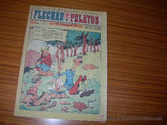 Tebeos: FLECHAS Y PELAYOS     N&ordm; 195   DE FE Y JONS Y CT - Foto 1