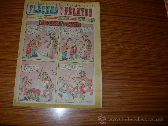 Tebeos: FLECHAS Y PELAYOS     N&ordm; 186   DE FE Y JONS Y CT - Foto 1
