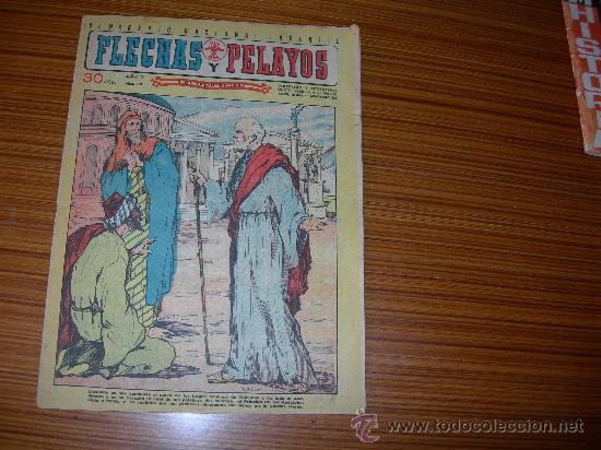 Tebeos: FLECHAS Y PELAYOS     N&ordm; 187   DE FE Y JONS Y CT - Foto 1