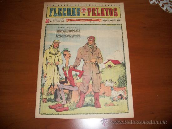 Tebeos: FLECHAS Y PELAYOS N&ordm; 275 ORIGINAL 1943 - Foto 1