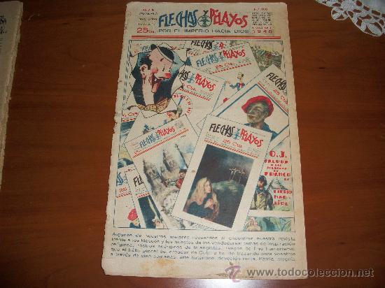 Tebeos: FLECHAS Y PELAYOS N&ordm; 100 ORIGINAL 1944 - Foto 1