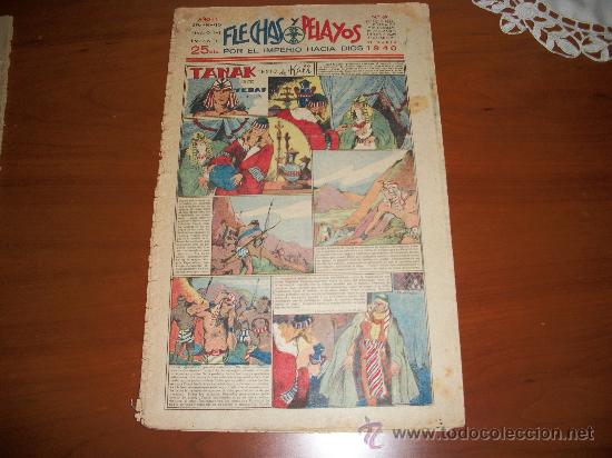 Tebeos: FLECHAS Y PELAYOS N&ordm; 69 ORIGINAL 1940 - Foto 1
