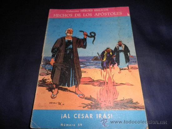 Tebeos: HEROES BIBLICOS    N&ordm;  59   &iexcl;AL CESAR IR&Aacute;S! - Foto 1