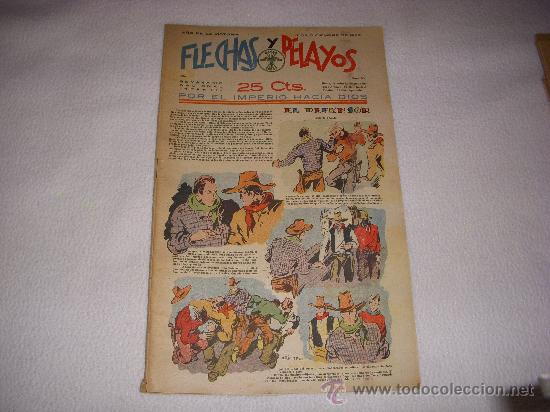 Tebeos: FLECHAS Y PELAYOS N&ordm; 54, 25 CTS - Foto 1