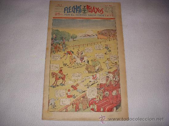 Tebeos: FLECHAS Y PELAYOS N&ordm; 104, 25 CTS - Foto 1