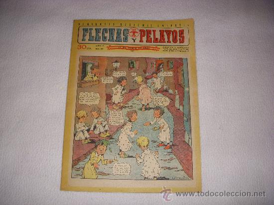 Tebeos: FLECHAS Y PELAYOS N&ordm; 185, 30 CTS - Foto 1