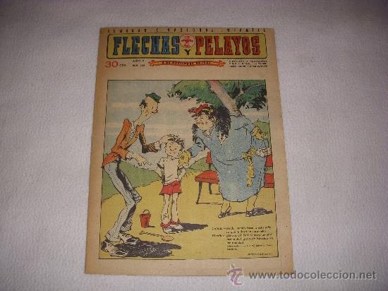 Tebeos: FLECHAS Y PELAYOS N&ordm; 205, 30 CTS - Foto 1