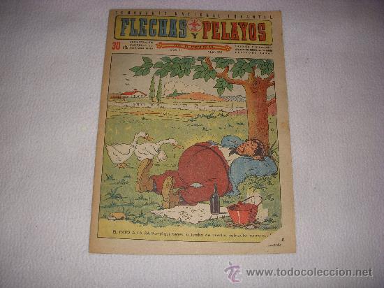 Tebeos: FLECHAS Y PELAYOS N&ordm; 263, 30 CTS - Foto 1