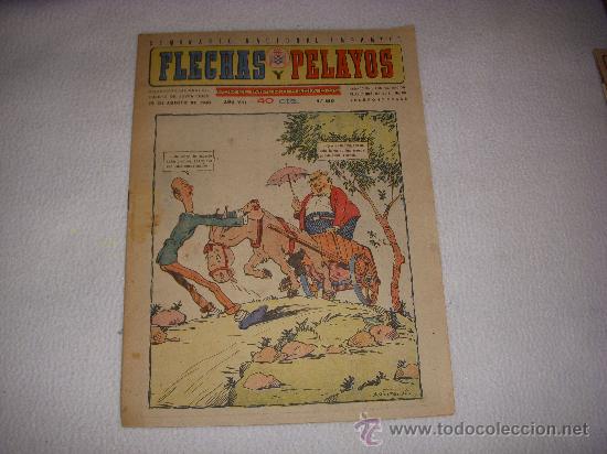 Tebeos: FLECHAS Y PELAYOS N&ordm; 350, 40 CTS - Foto 1