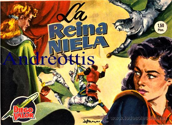 Tebeos: DIEGO VALOR N&ordm;  4 .  2&ordf; SERIE. EDITORIAL EDICIONES CID. A&Ntilde;O:1957  (ORIGINAL) - Foto 1