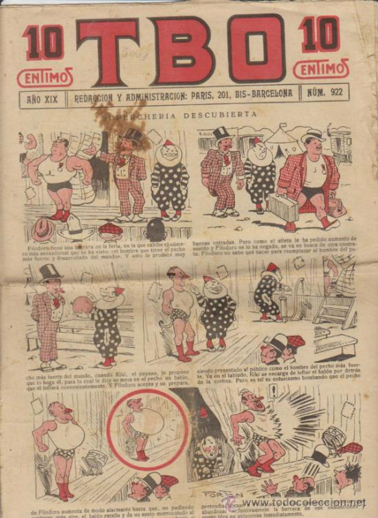 Tebeos: TBO  n&ordm;  922. Buigas  1917. - Foto 1