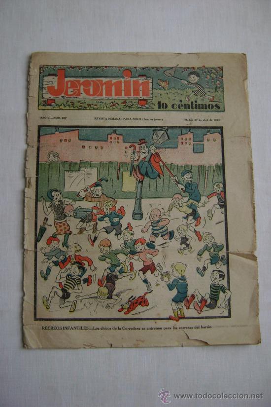 Tebeos: JEROMIN.A&Ntilde;O V.NUM.207.10 CENTIMOS.MADRID 1933 - Foto 1