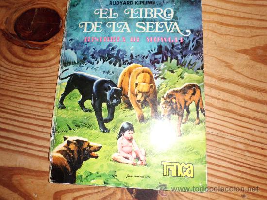 Tebeos: TRINCA N&ordm; 1 EL LIBRO DE LA SELVA CON LOMO EN MAL ESTADO - Foto 1