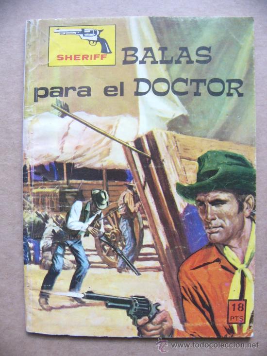 Tebeos: Comic del Oeste coleccion SHERIFF Sin numerar - Balas para el doctor - Editorial Vilmar - Foto 1