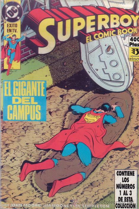 Tebeos: SUPERBOY. &iexcl;El gigante del campus!. Tomo n&ordm; 1. John Moore. Ediciones Zinco. - Foto 1