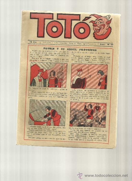 Tebeos: TOTO N&ordm; 27 - Foto 1