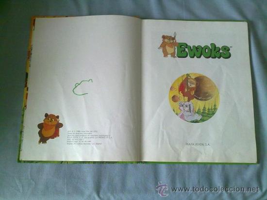 Tebeos: TEBEO COMIC SERIE EWOKS PLAZA JOVEN - Foto 3