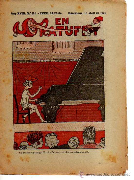 Tebeos: En Patufet. n&ordm; 889. 1921 - Foto 1