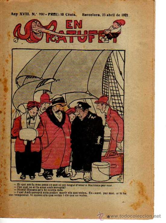 Tebeos: En Patufet. n&ordm; 890. 1921 - Foto 1