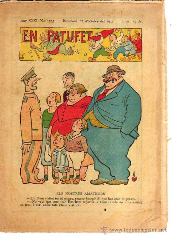 Tebeos: En Patufet. n&ordm; 1593. 1934. - Foto 1