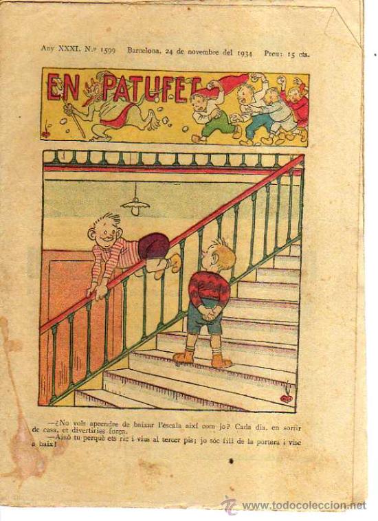 Tebeos: En Patufet. n&ordm; 1599. 1934. - Foto 1
